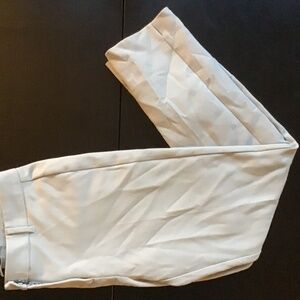 White House Black Market Ankle Slim textured dress pants